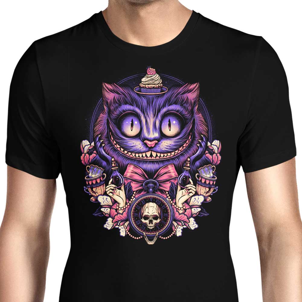 Glitchygorilla's Mysterious Smile - Stylish Men's Cotton Apparel