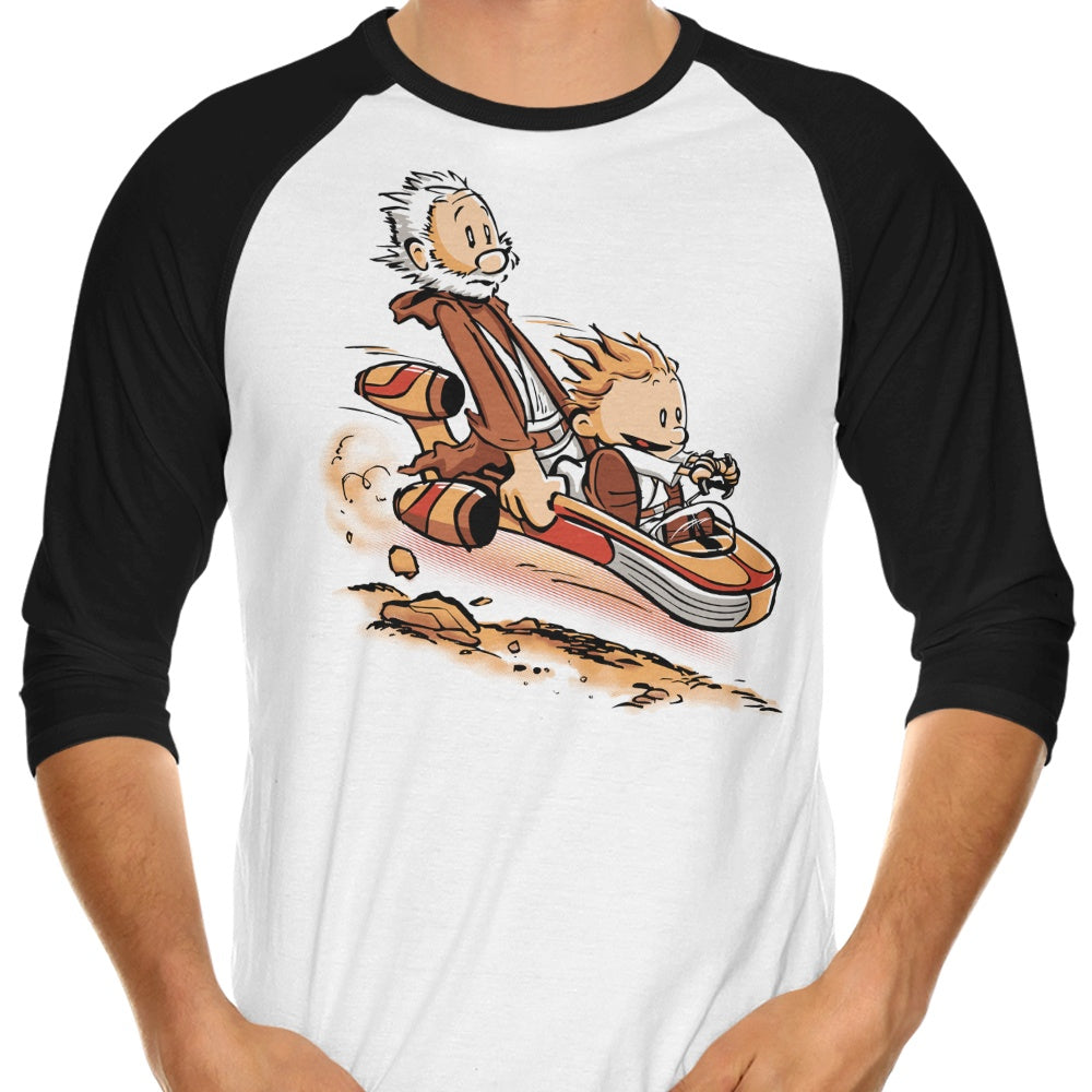 DJKopet's Stylish 3/4 Sleeve Raglan T-Shirt - A Less Civilized Age