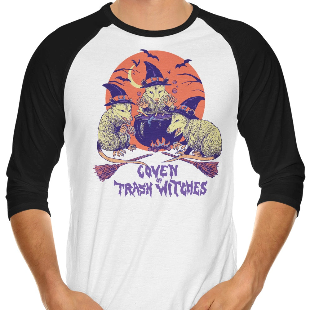 Episode 9: Gathering of Garbage Witches - Three - Quarter Sleeve Raglan Style T - Shirt