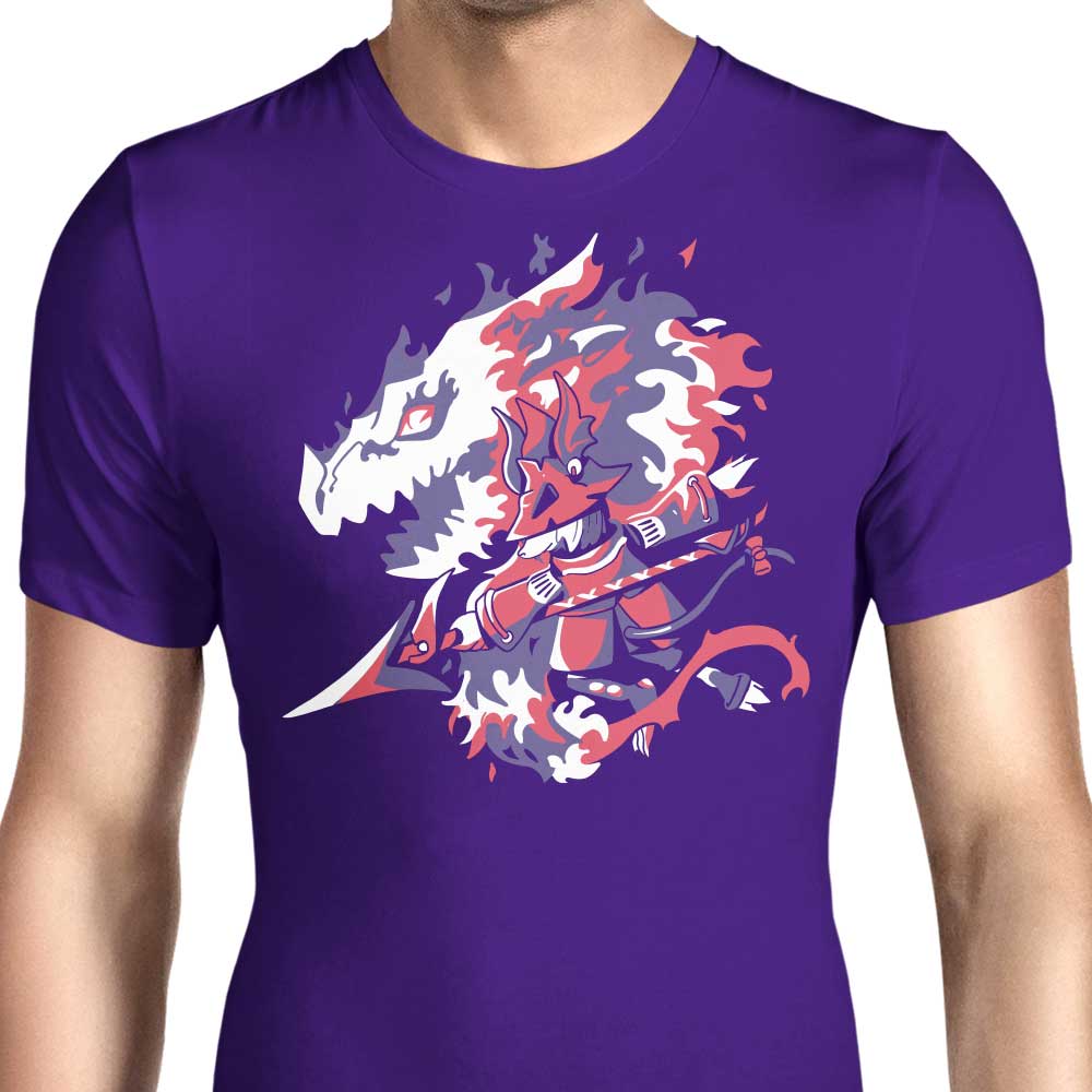 Sketchdemao Men's Dragon Knight T-Shirts in Various Sizes