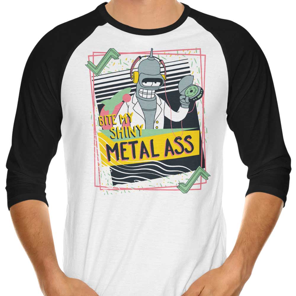 Mitch Ludwig's Bite Mine Three - Quarter Sleeve Raglan Style T - Shirt