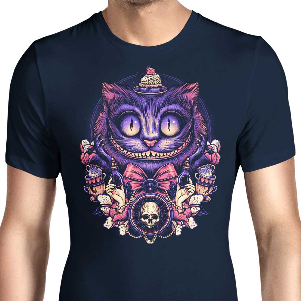 Glitchygorilla's Mysterious Smile - Stylish Men's Cotton Apparel