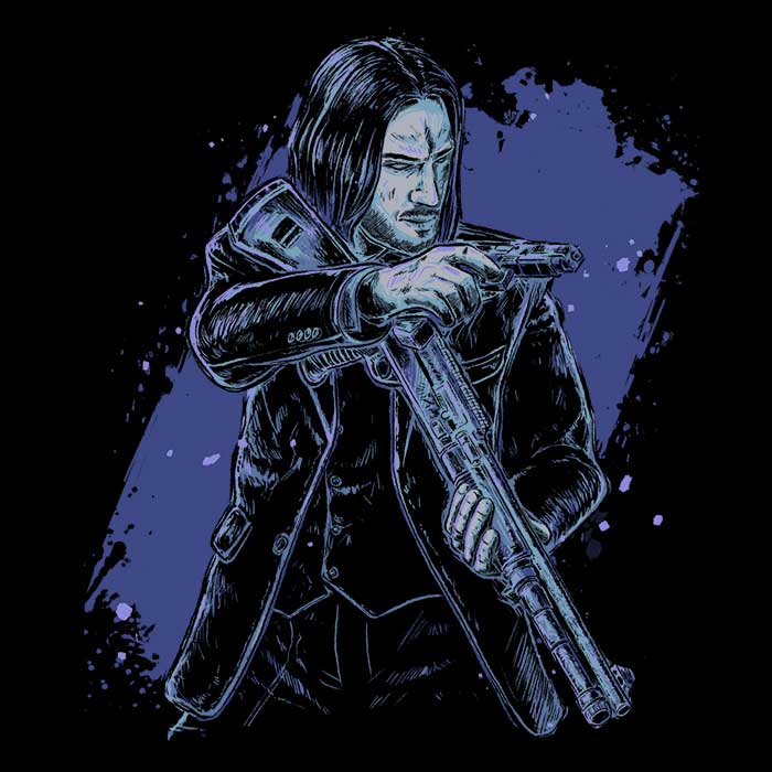 The Deadly Assassin 3/4 Sleeve Raglan Style T-Shirt for Fashion Enthusiasts