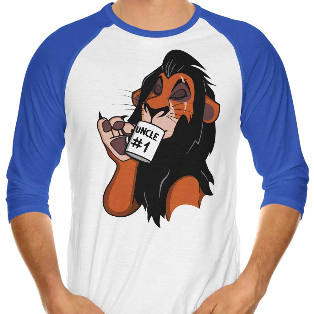 The World's Most Outstanding Uncle - 3/4 Sleeve Raglan Style T-Shirt