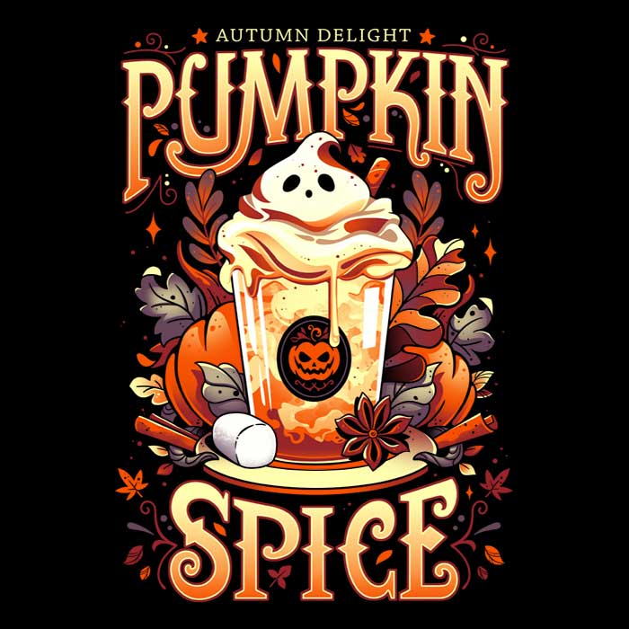 Eerie Ghostly Pumpkin Spice Collection - Stylish Men's Apparel
