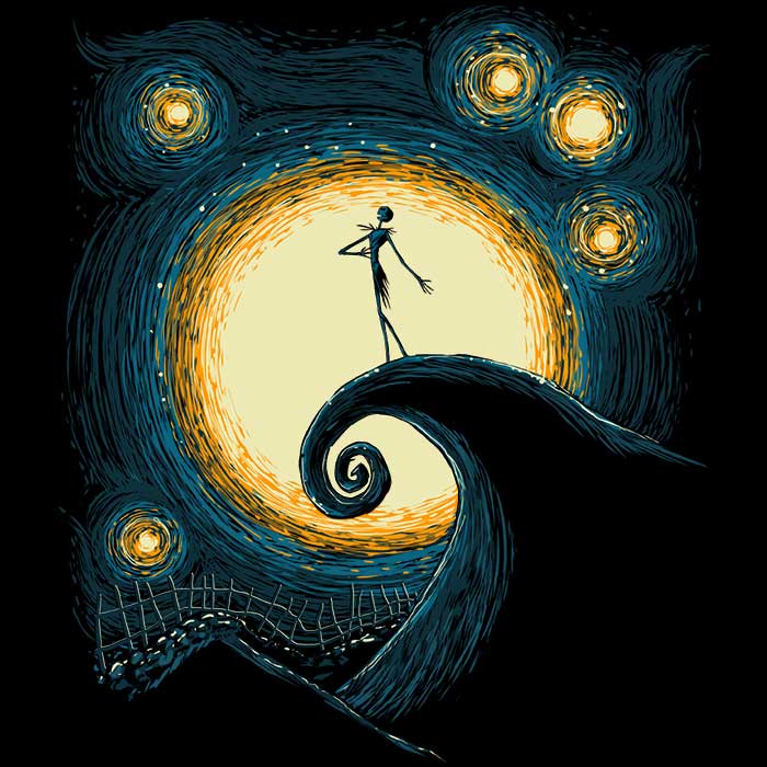 Starry Nightmare - Stylish Men's Cotton Apparel Collection