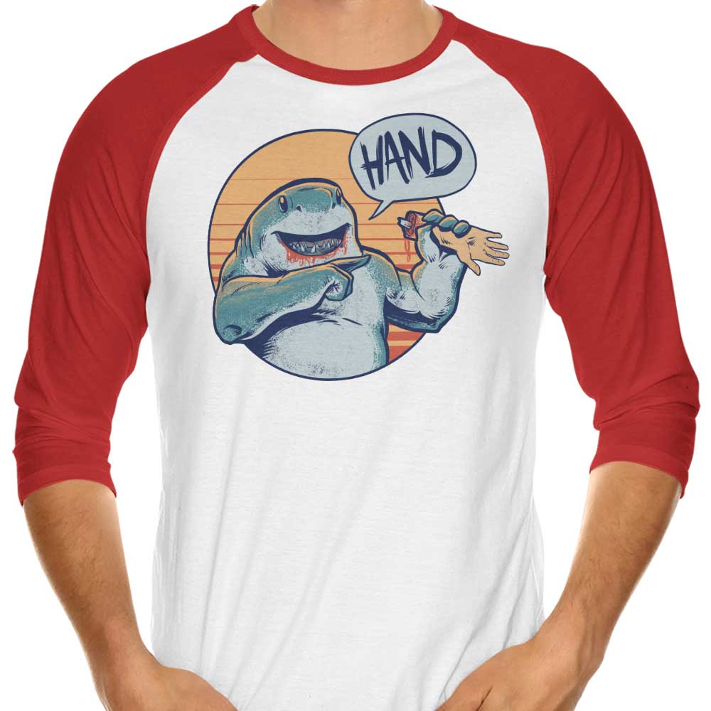 Stylish Handmade Three - Quarter Sleeve Raglan T - Shirt for Fashion Enthusiasts