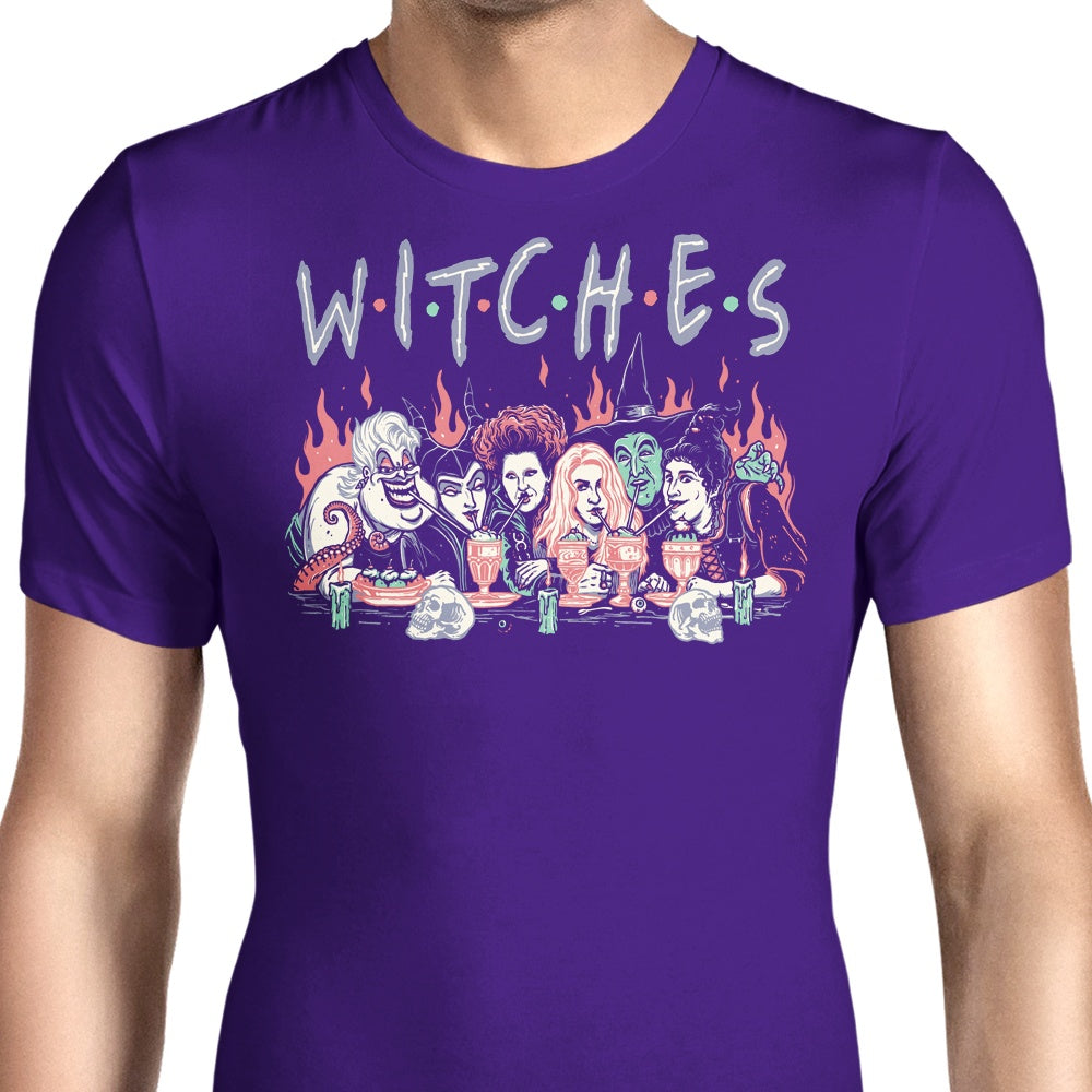 Men's Witches-themed Apparel: T-Shirts in Various Sizes