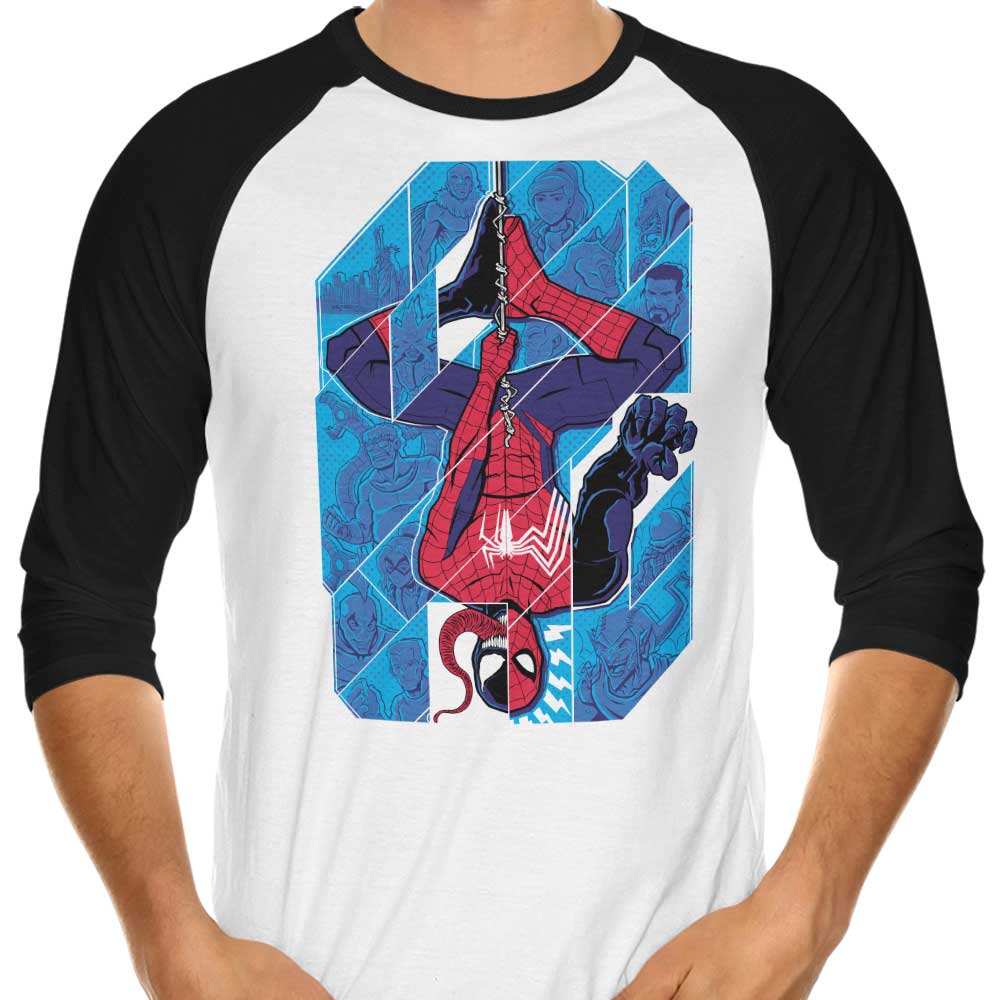 Powerful Design - 3/4 Sleeve Raglan Style T-Shirt for Stylish Wear