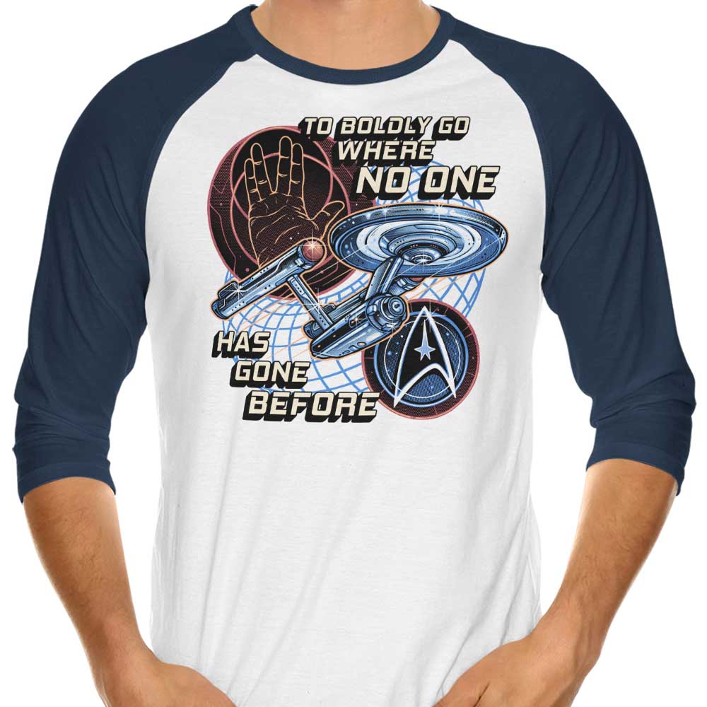 Glitchygorilla's 'To the Stars' 3/4 Sleeve Raglan Style T-Shirt