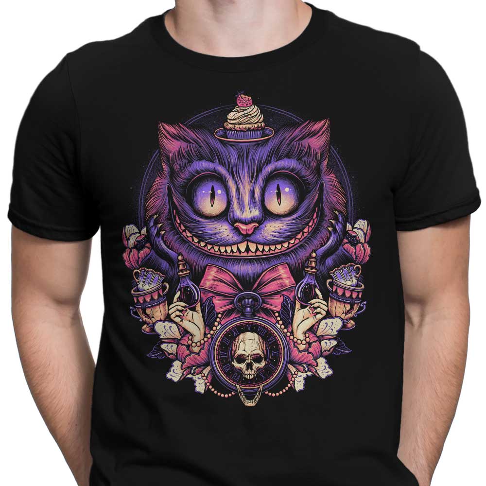 Glitchygorilla's Mysterious Smile - Stylish Men's Cotton Apparel