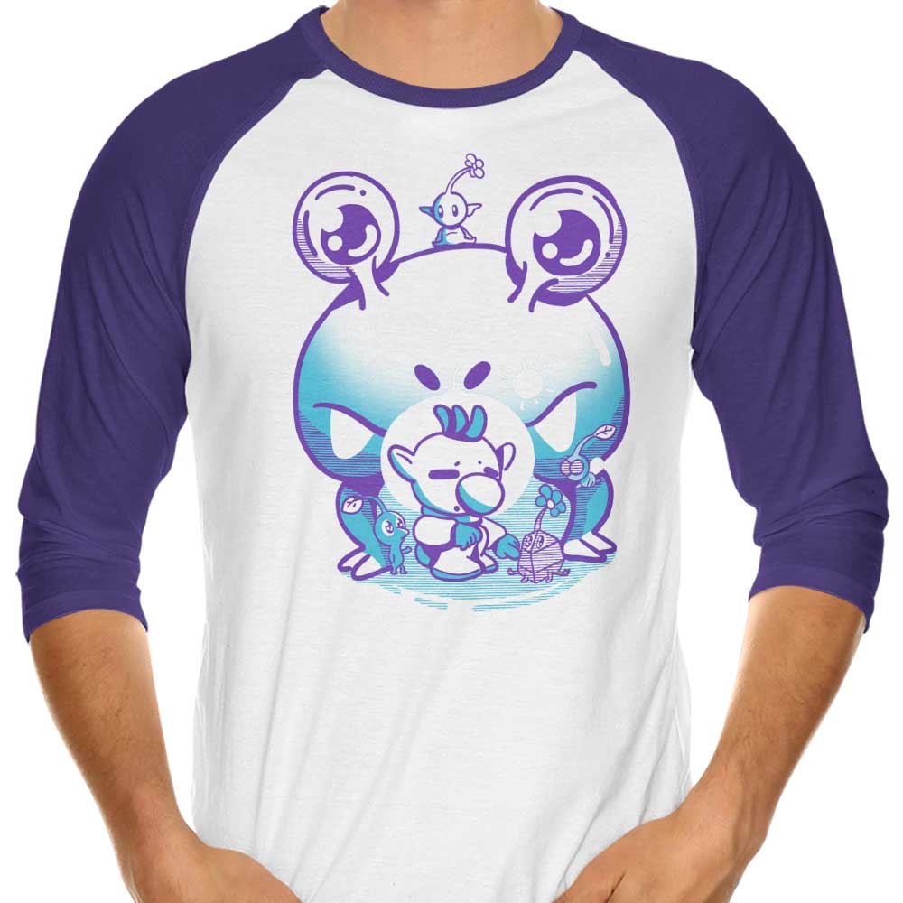 Sketchdemao 3/4 Sleeve Raglan T-Shirt - Say Hello to the Captain