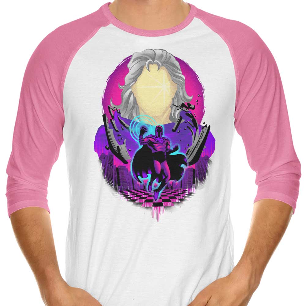 Hypertwenty's Master of Polarity Three - Quarter Sleeve Raglan Style T - Shirt