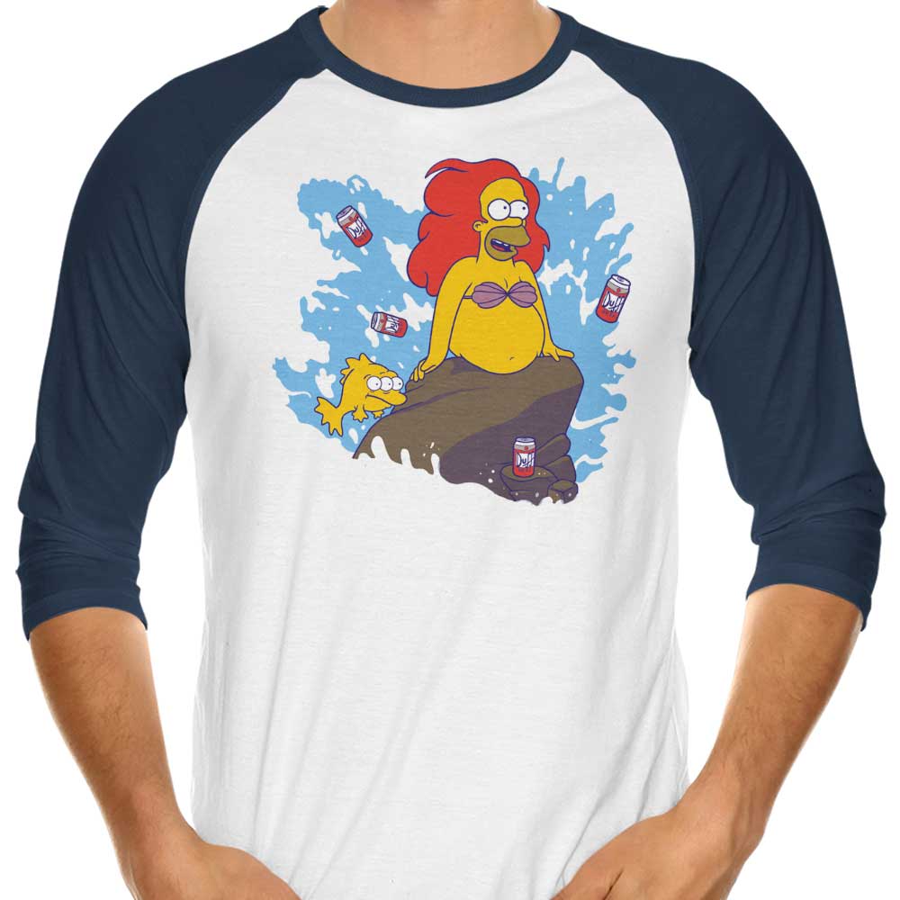 Leepianti's Charming Little Beerman 3/4 Sleeve Raglan T - Shirt