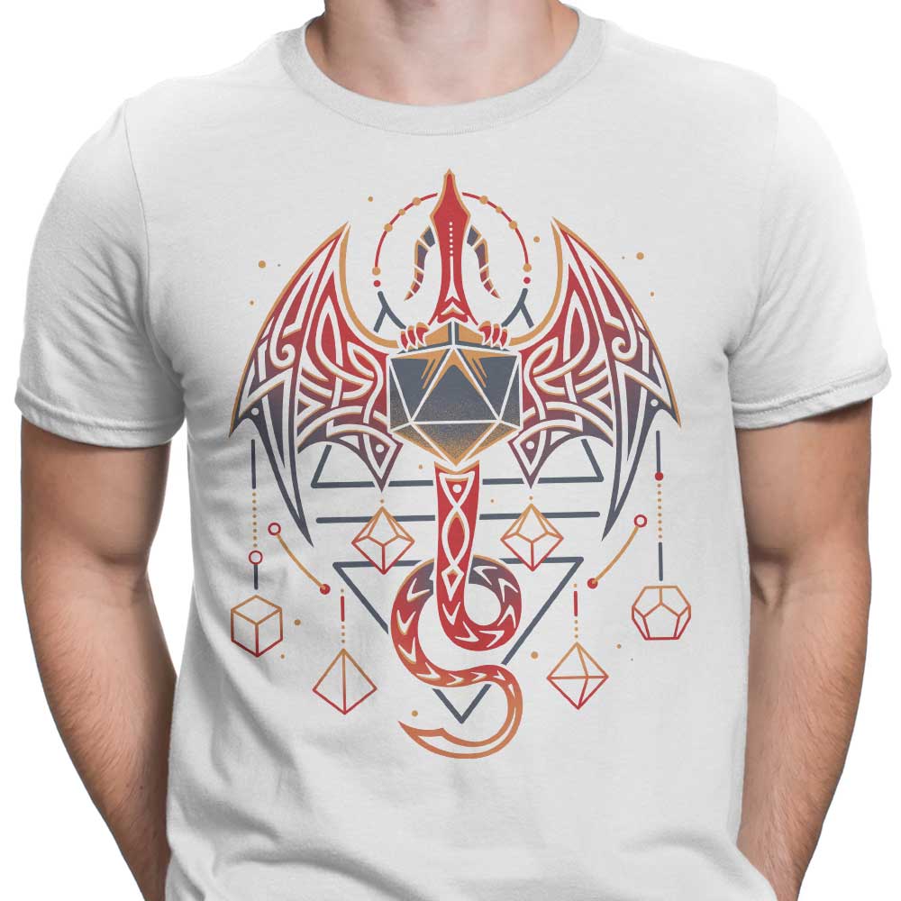 Celtic Dragon Dice-themed Men's Clothing Apparel