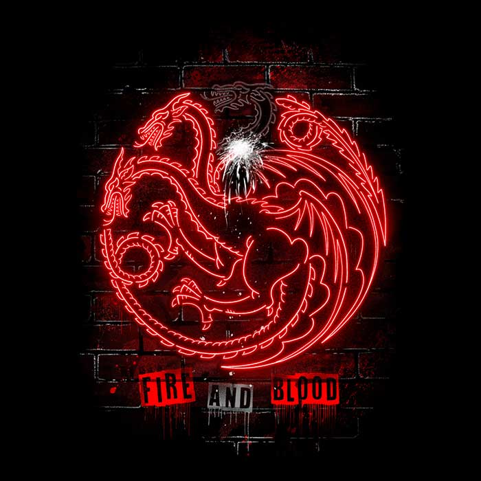 Men's Neon Dragons Apparel - Trendy T-Shirts for Modern Men