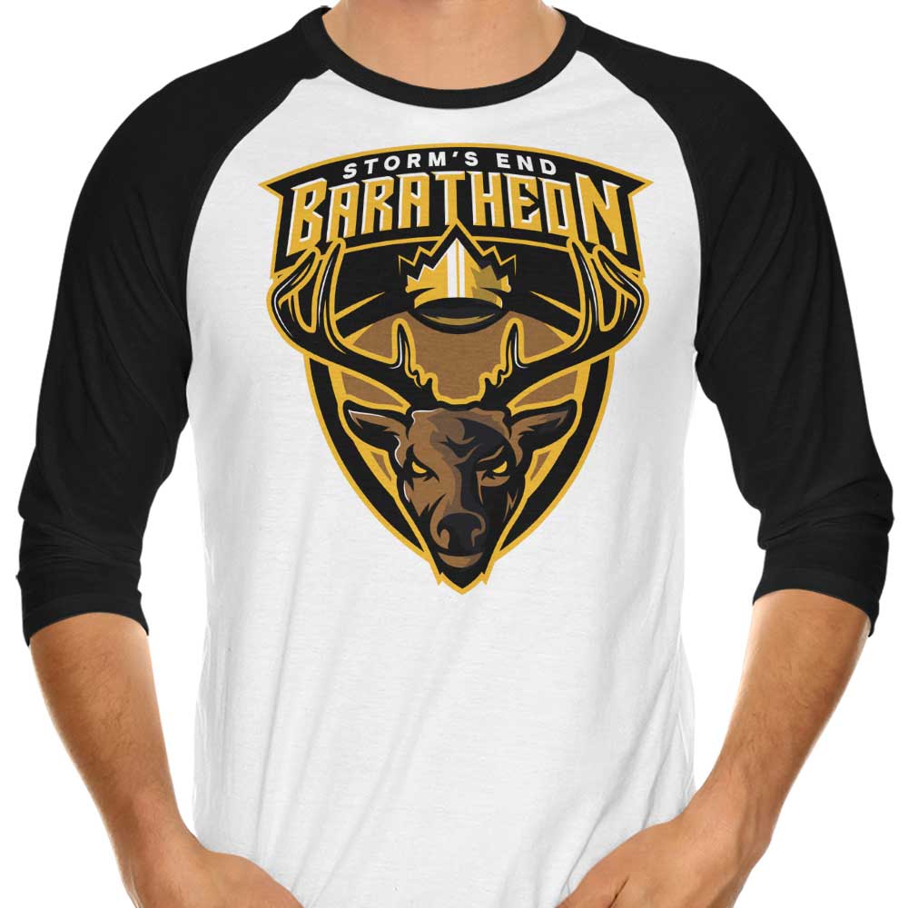 Mitch Ludwig's Go Stags 3/4 Sleeve Stylish Raglan T-Shirt