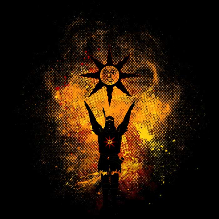 Praise the Sun Art Men's Fashion Apparel - T-Shirts and Premium T-Shirts