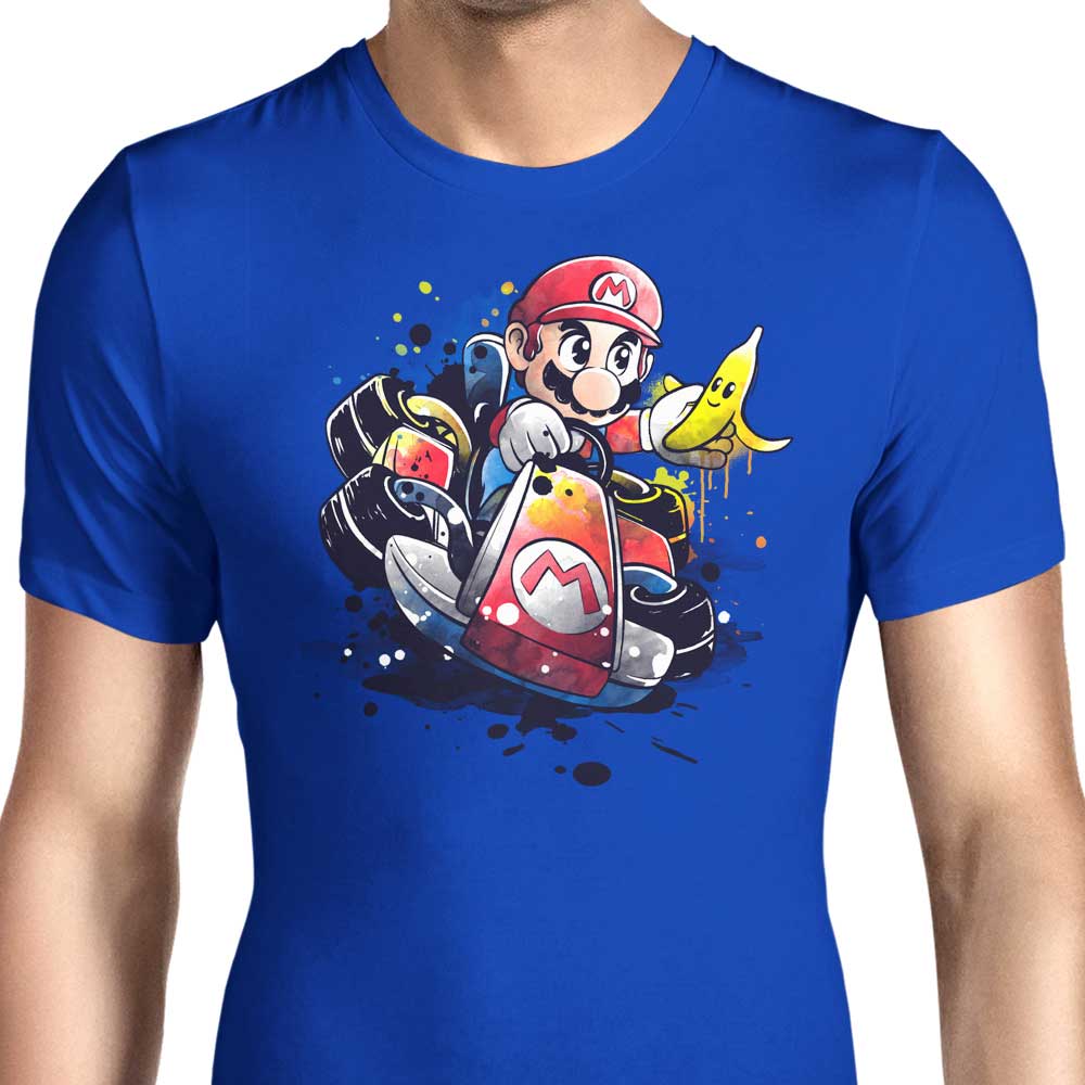 Watercolor Go Kart Design - Men's Stylish Apparel