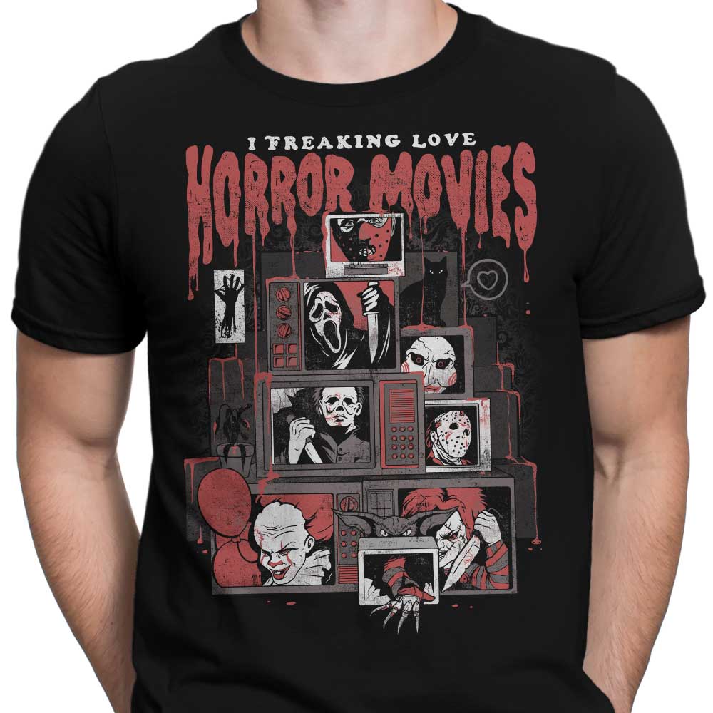 Men's Horror Love-themed Apparel - T-Shirts and Premium T-Shirts