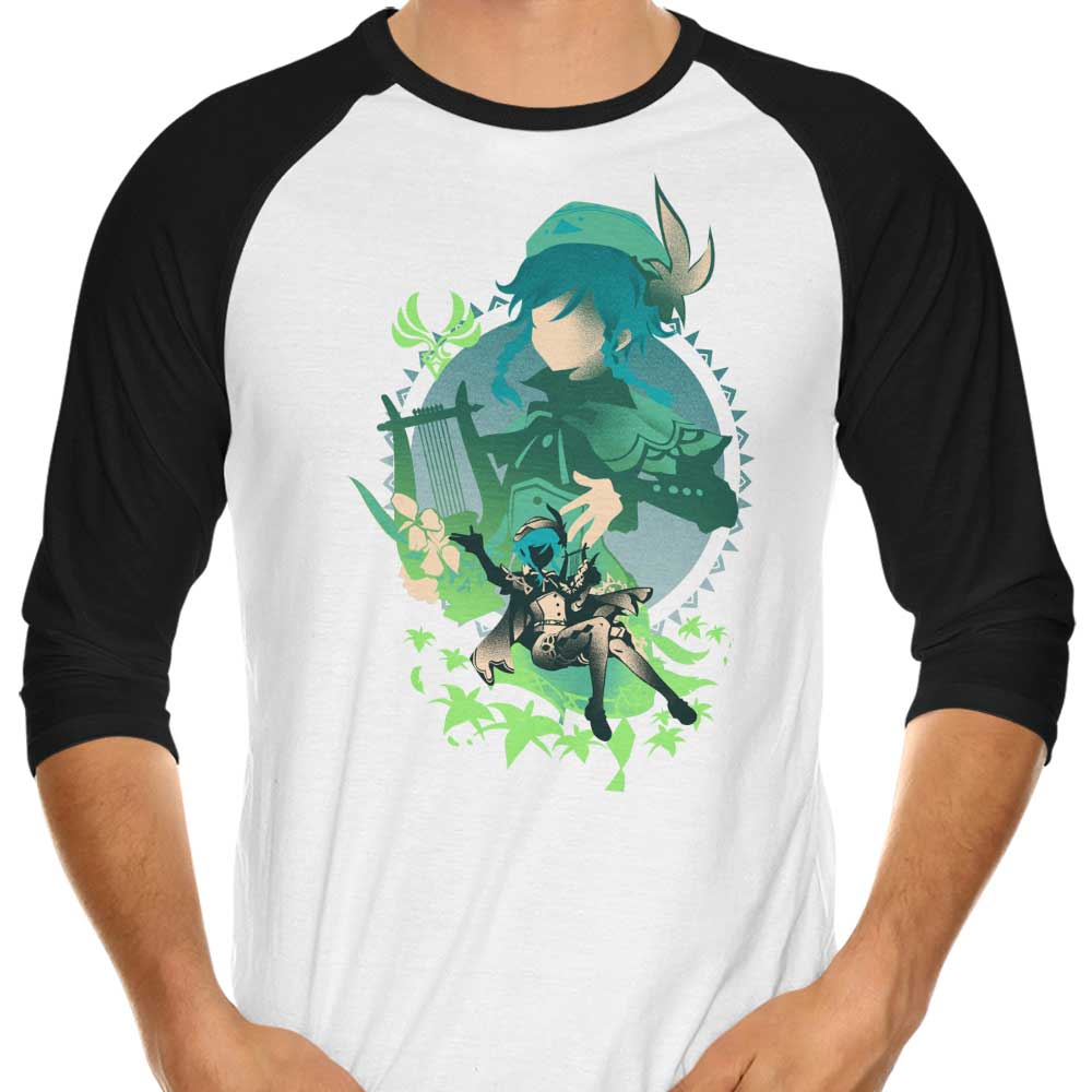 Hypertwenty's Windborne Bard Venti 3/4 Sleeve Raglan Stylish T-Shirt