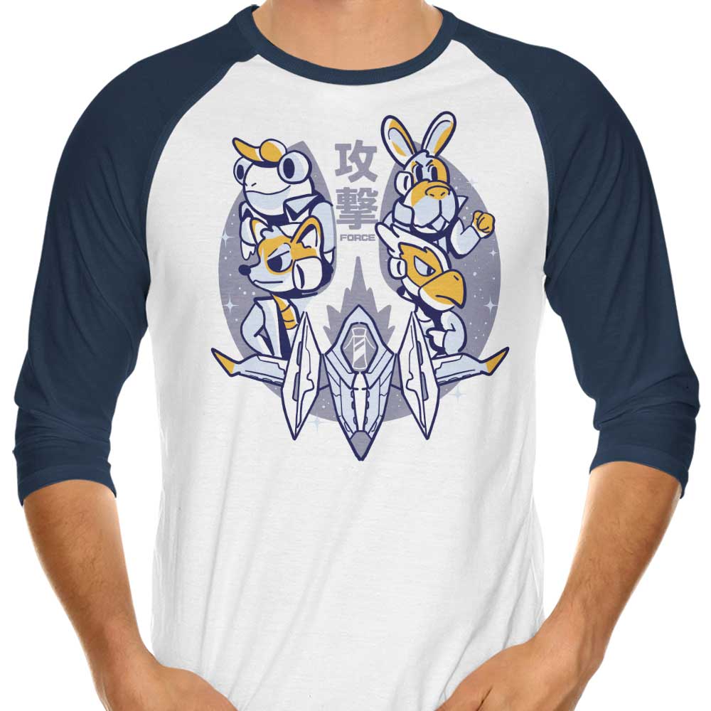 Sketchdemao's Strike Force 3/4 Sleeve Stylish Raglan T-Shirt