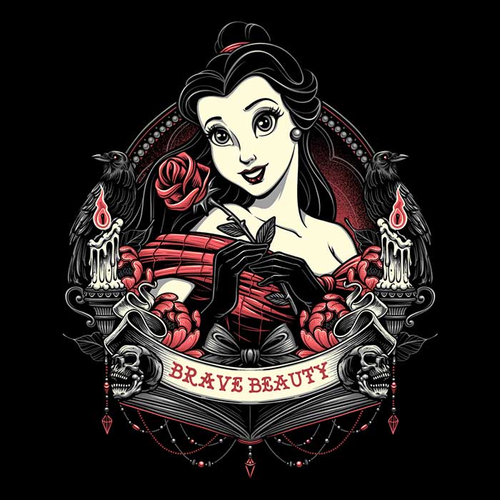 Stylish 3/4 Sleeve Raglan T-Shirt by Brave Beauty for Fashionable Look