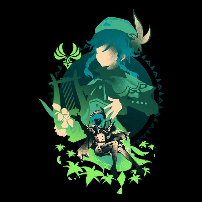 Hypertwenty's Windborne Bard Venti 3/4 Sleeve Raglan Stylish T-Shirt