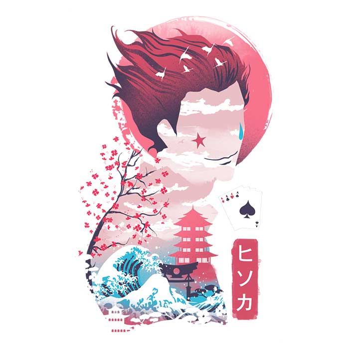 Dandingeroz's Ukiyo - e Inspired 3/4 Sleeve Raglan T - Shirt