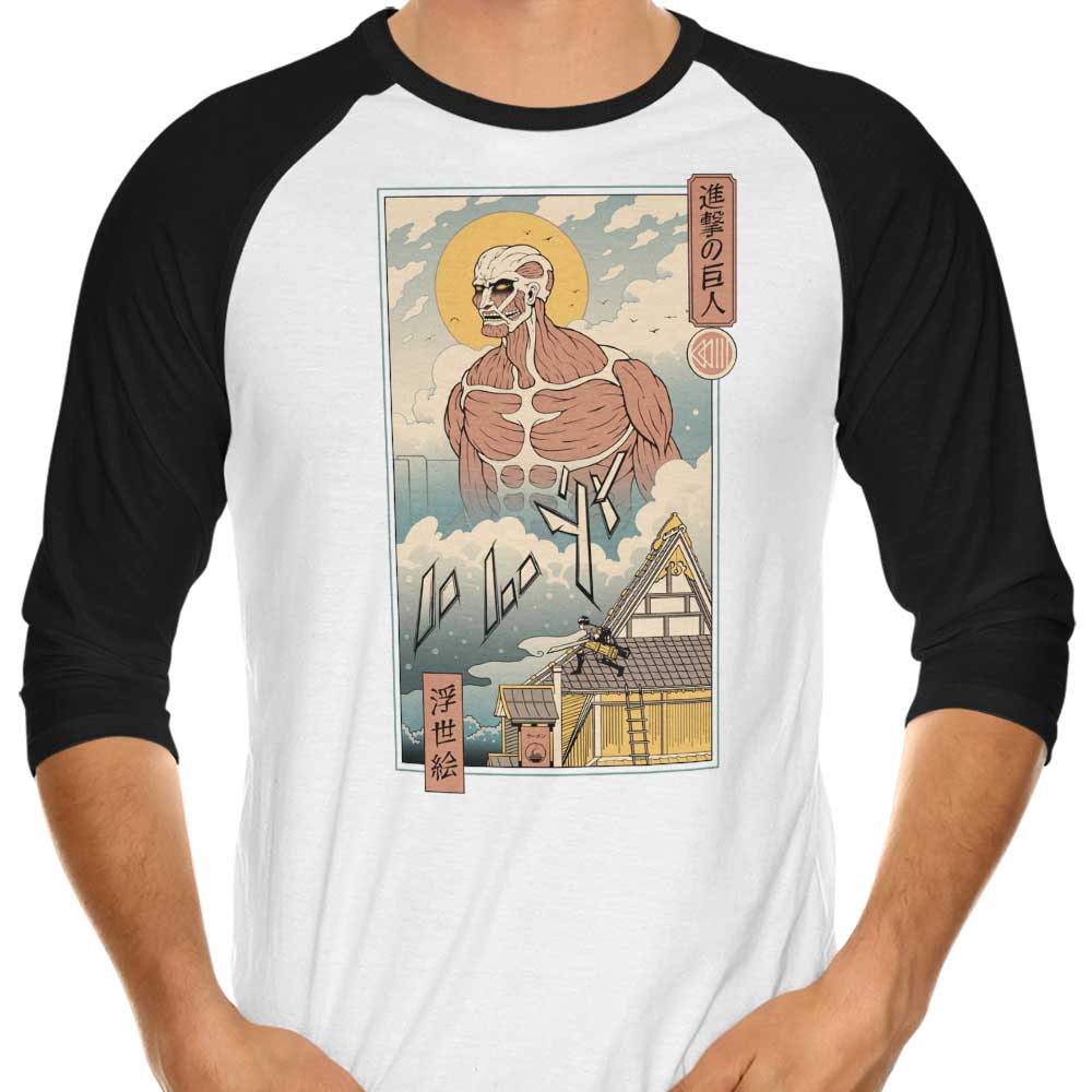 XENOS Edo Titan 3/4 Sleeve Raglan Stylish T-Shirt