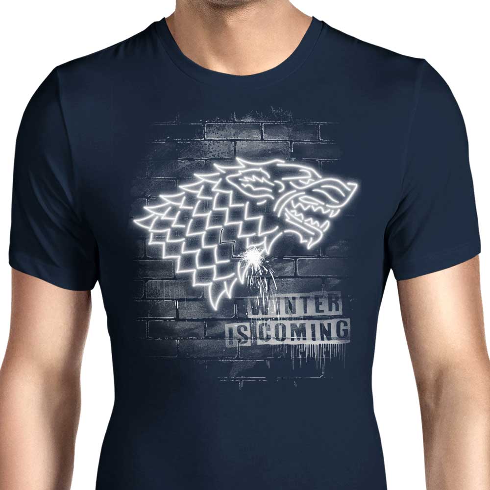 Stylish Neon Wolf Men's Clothing Apparel