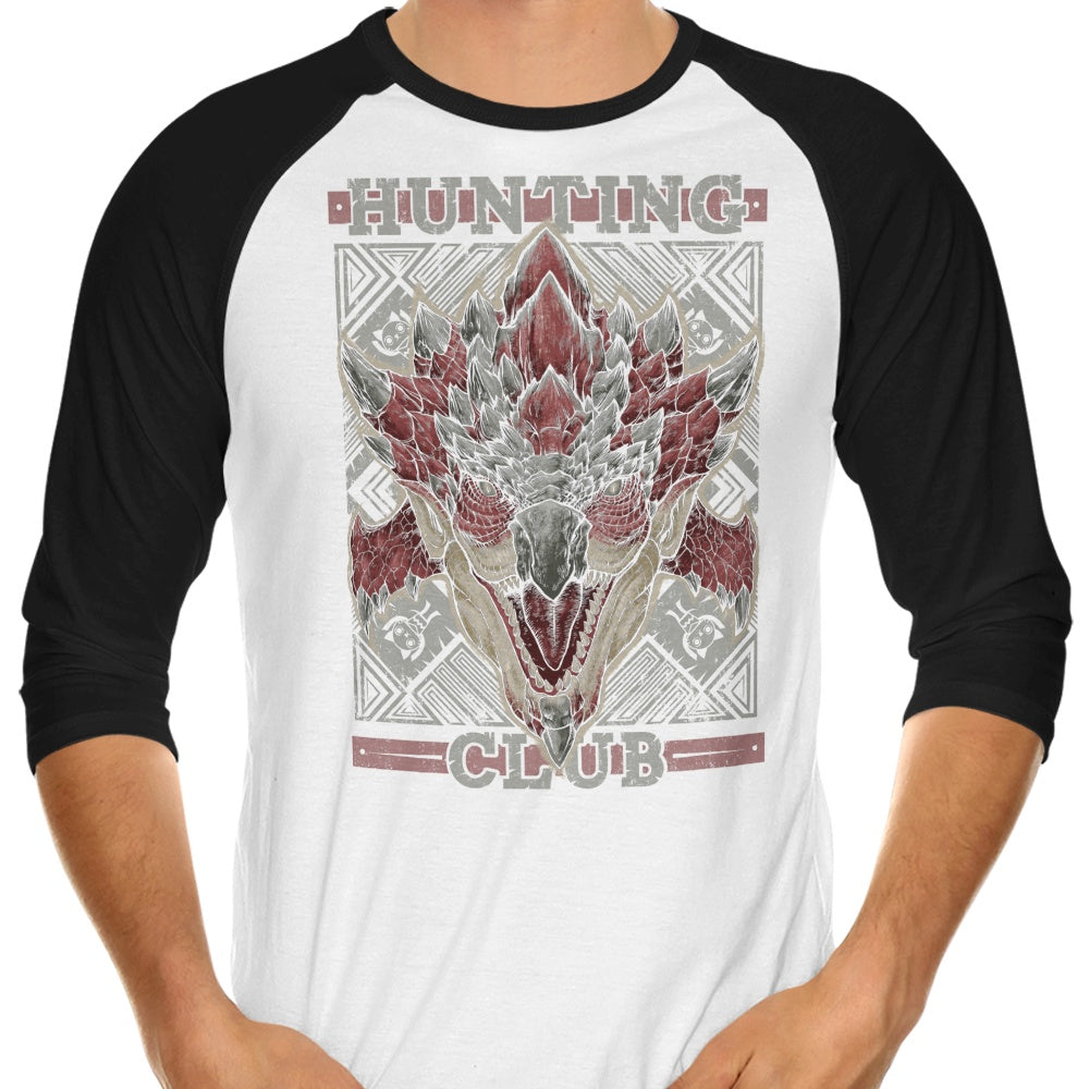 Adam Works Hunting Club: Alternative Rathalos 3/4 Sleeve Raglan T-Shirt