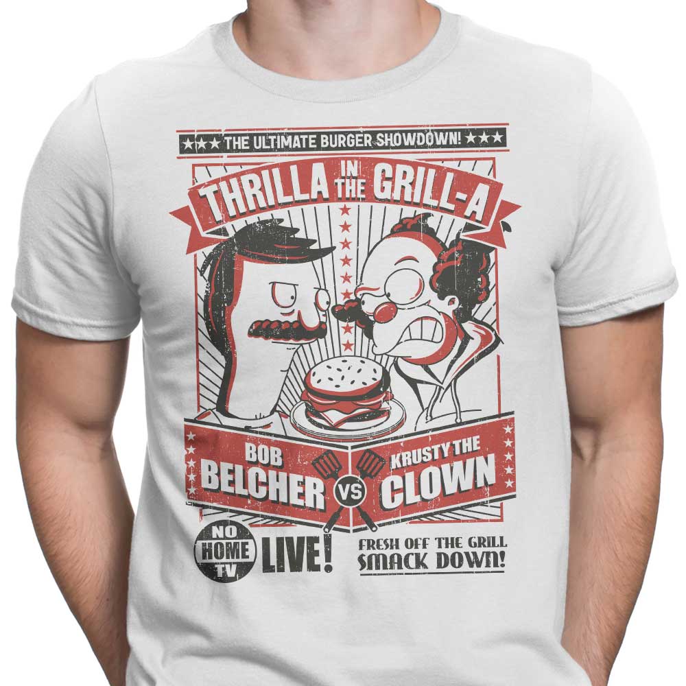 Deep Fried Art's Thrilla in the Grill-a Men's Comfortable Apparel