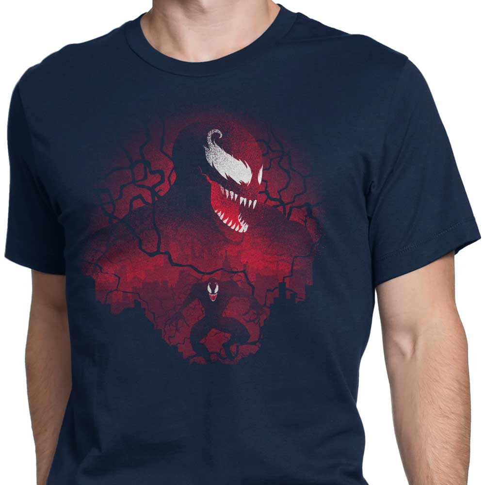 Stylish Men's Red Symbiote Apparel by Donnie Illustrations