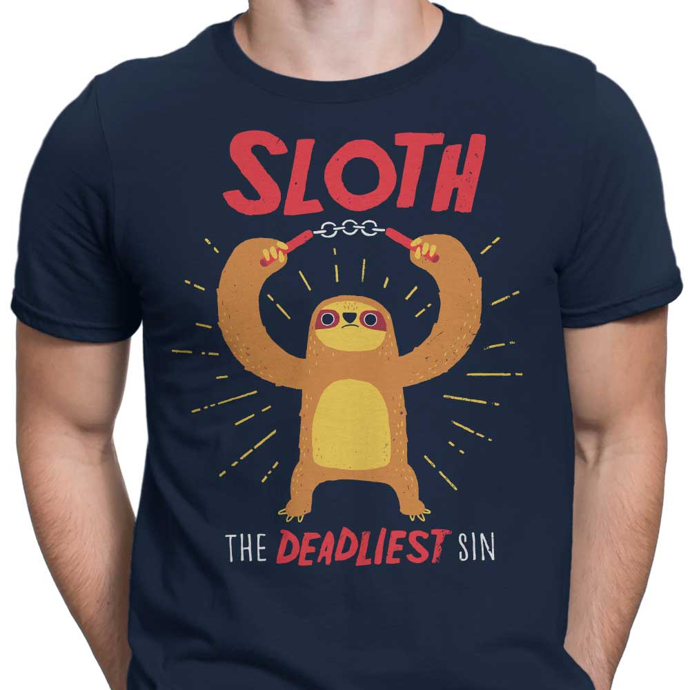 The Deadliest Sin - A Collection of Men's Apparel Including T-Shirts and Premium T-Shirts