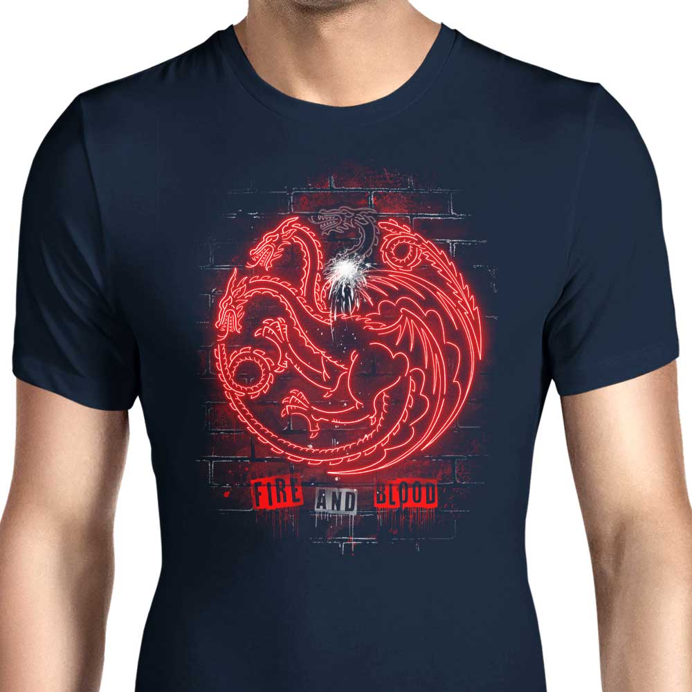 Men's Neon Dragons Apparel - Trendy T-Shirts for Modern Men