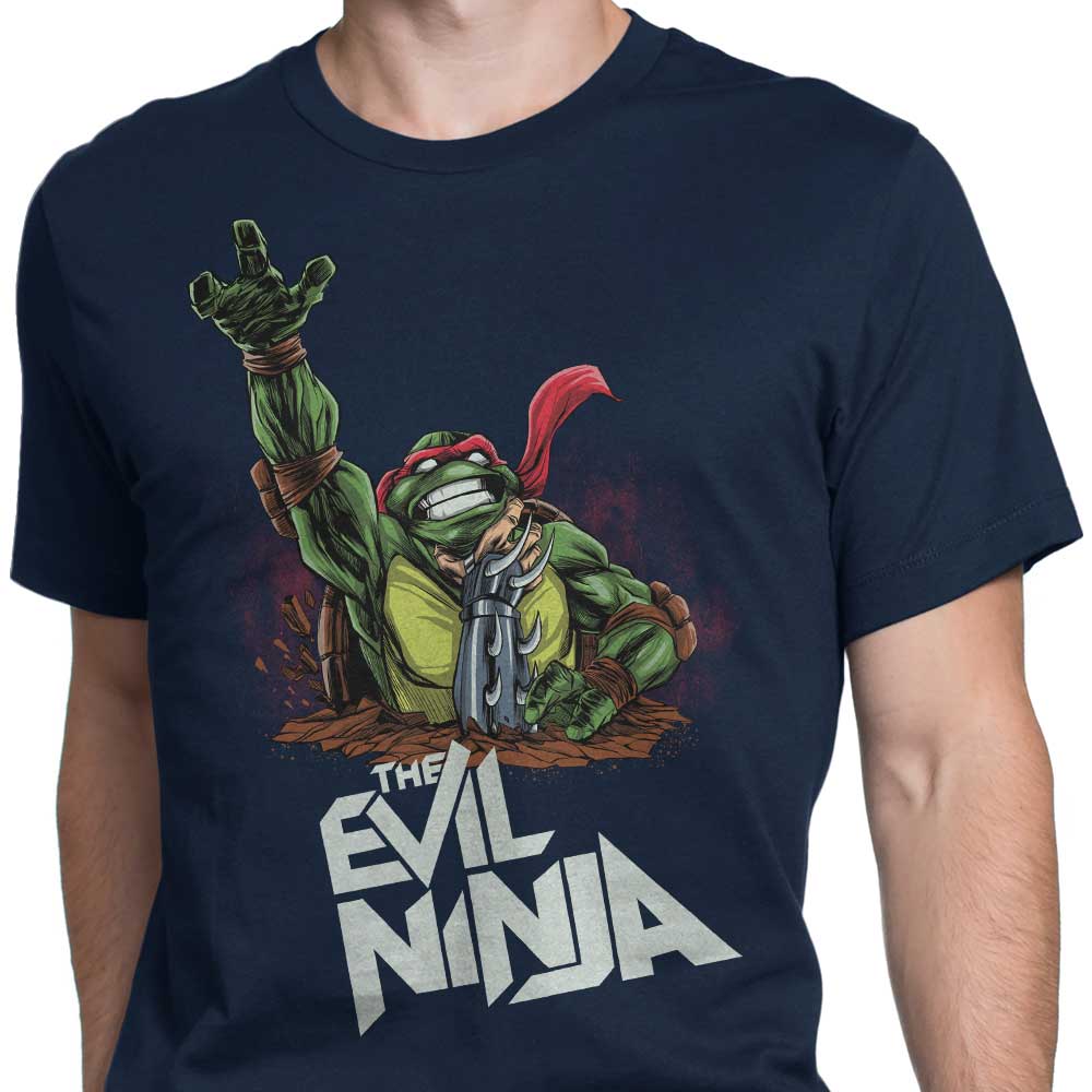 Zascanauta's Men's Evil Ninja T-Shirts in Various Sizes