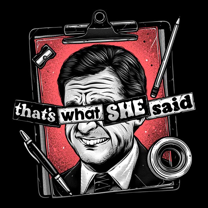 Glitchygorilla's Hilarious 'That's What She Said' 3/4 Sleeve Raglan T-Shirt