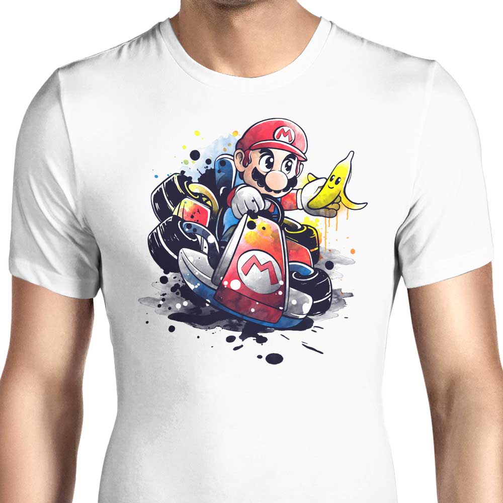 Watercolor Go Kart Design - Men's Stylish Apparel
