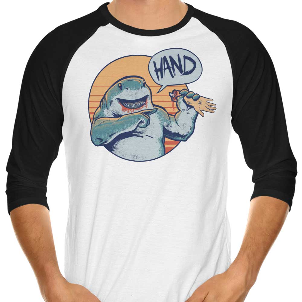 Stylish Handmade Three - Quarter Sleeve Raglan T - Shirt for Fashion Enthusiasts