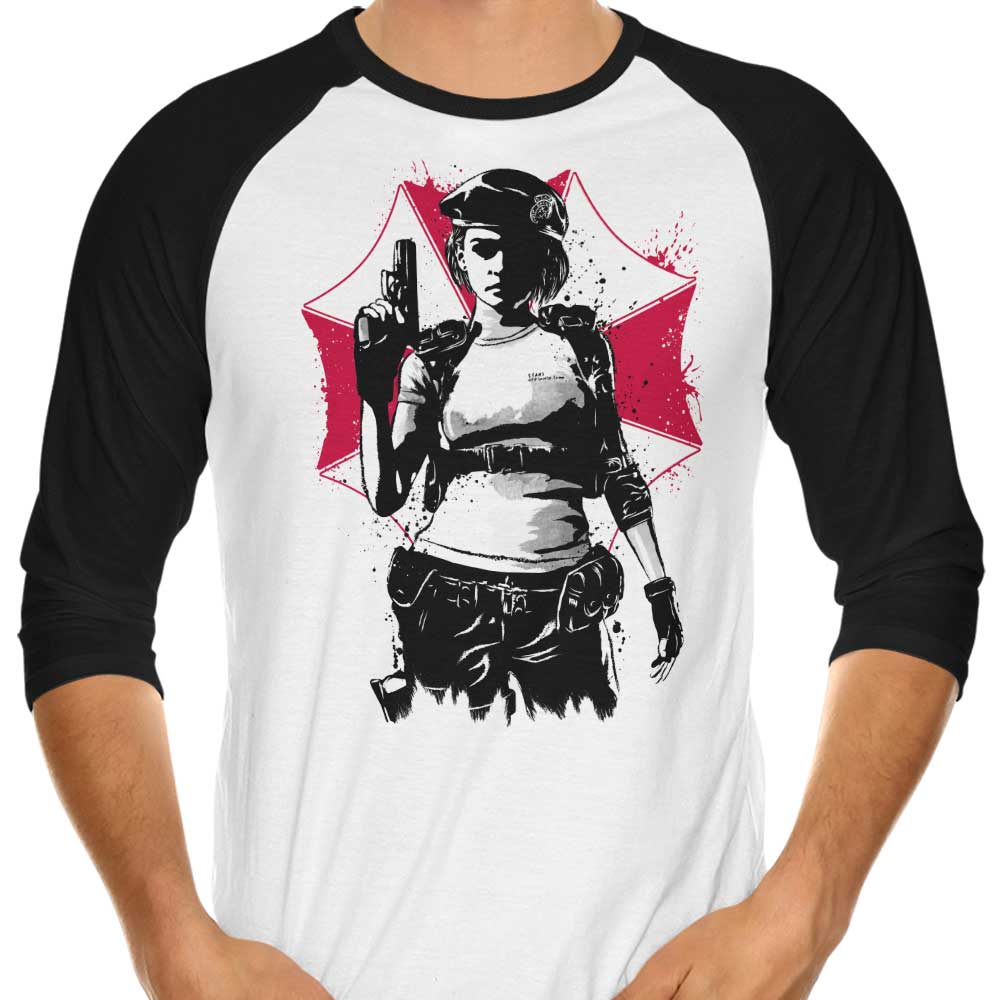 Dr. Monekers' Alpha Team 3/4 Sleeve Stylish Raglan T-Shirt