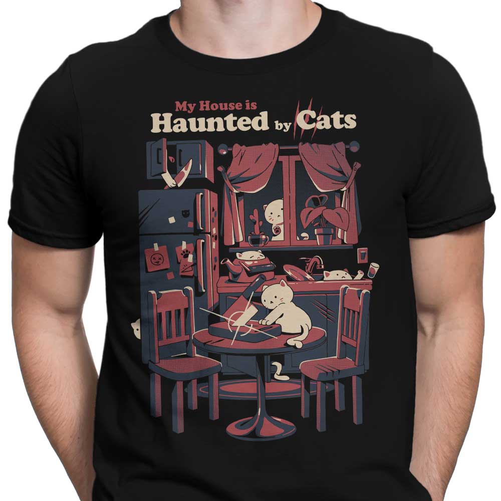 Ilustrata's Cat-Themed Men's Apparel: T-Shirts in Various Sizes