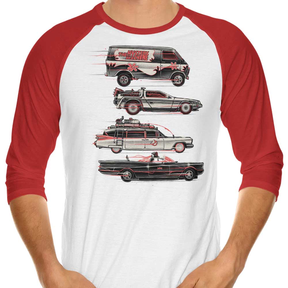 Glitchygorilla's 3/4 Sleeve Raglan T-Shirt - Race to Save the Day
