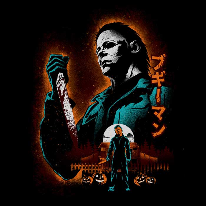 Hypertwenty's Attack on Haddonfield 3/4 Sleeve Stylish Raglan T-Shirt