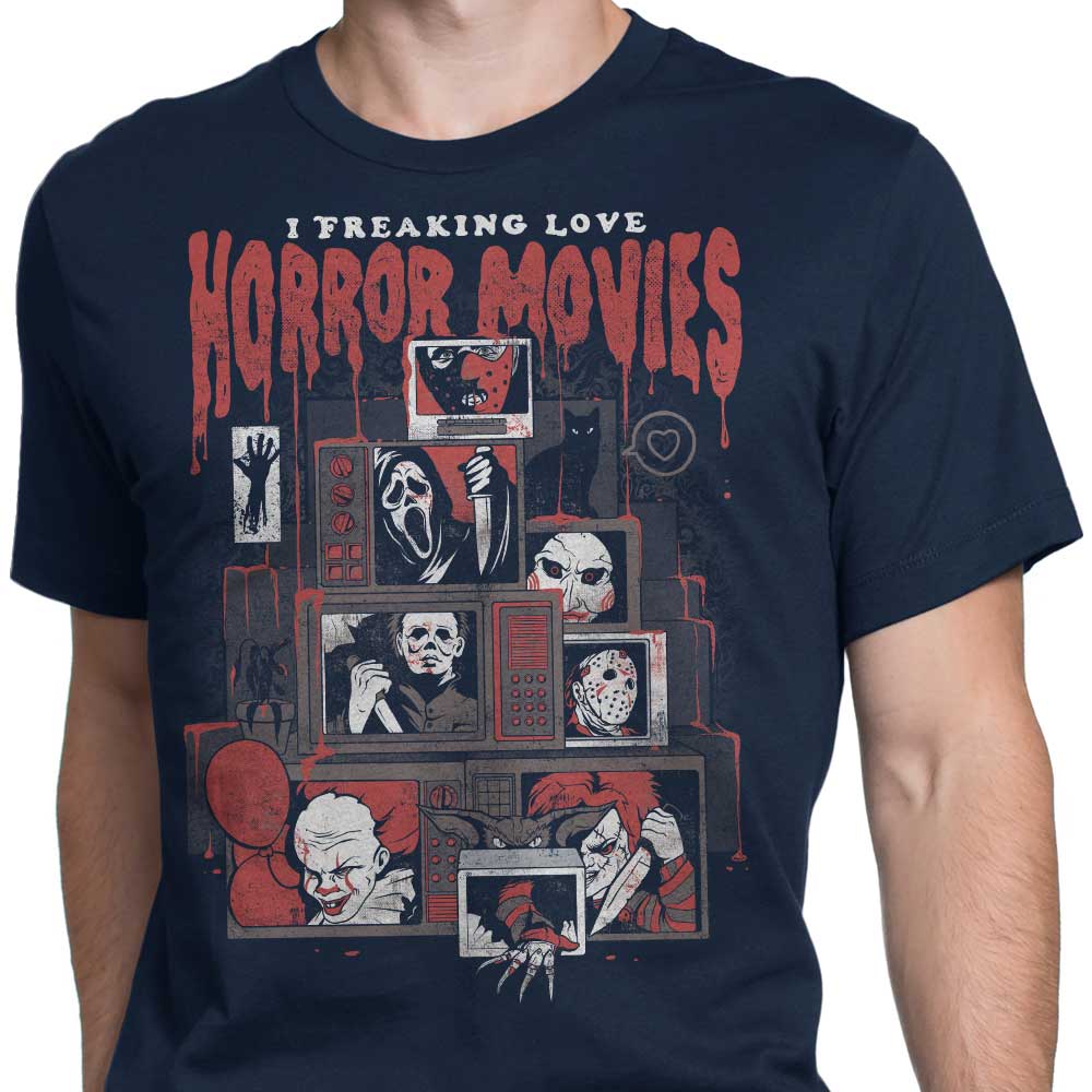 Men's Horror Love-themed Apparel - T-Shirts and Premium T-Shirts