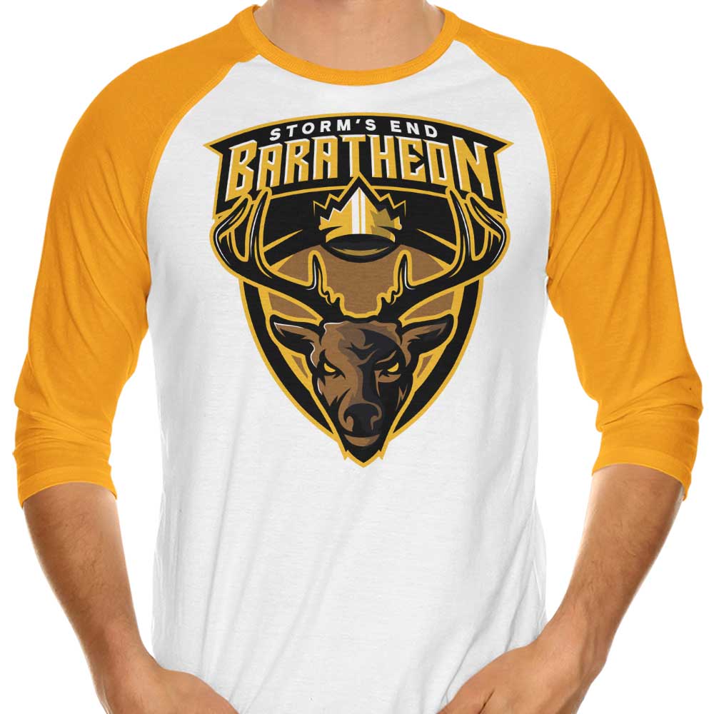 Mitch Ludwig's Go Stags 3/4 Sleeve Stylish Raglan T-Shirt