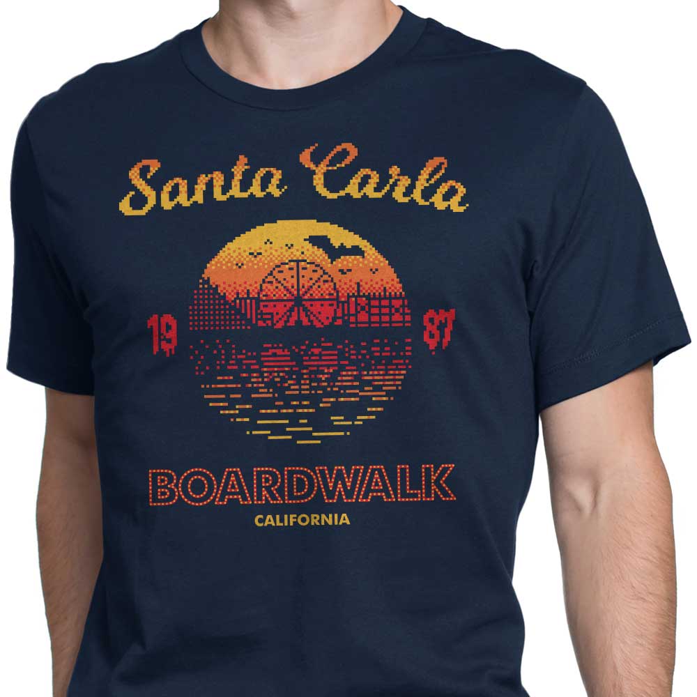 Stationjack's Santa Carla Sunset Men's Fashionable T - Shirts