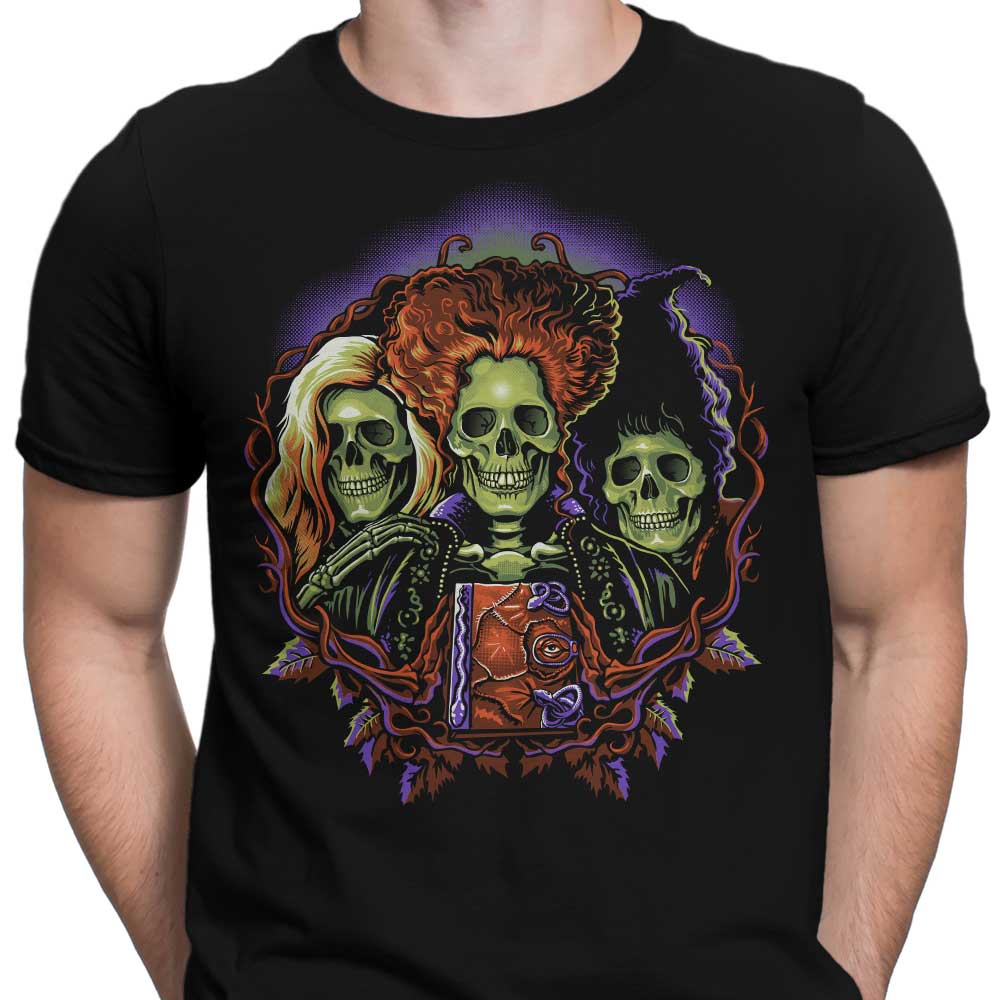 Stylish Men's Witches Skulls Apparel in Various Sizes