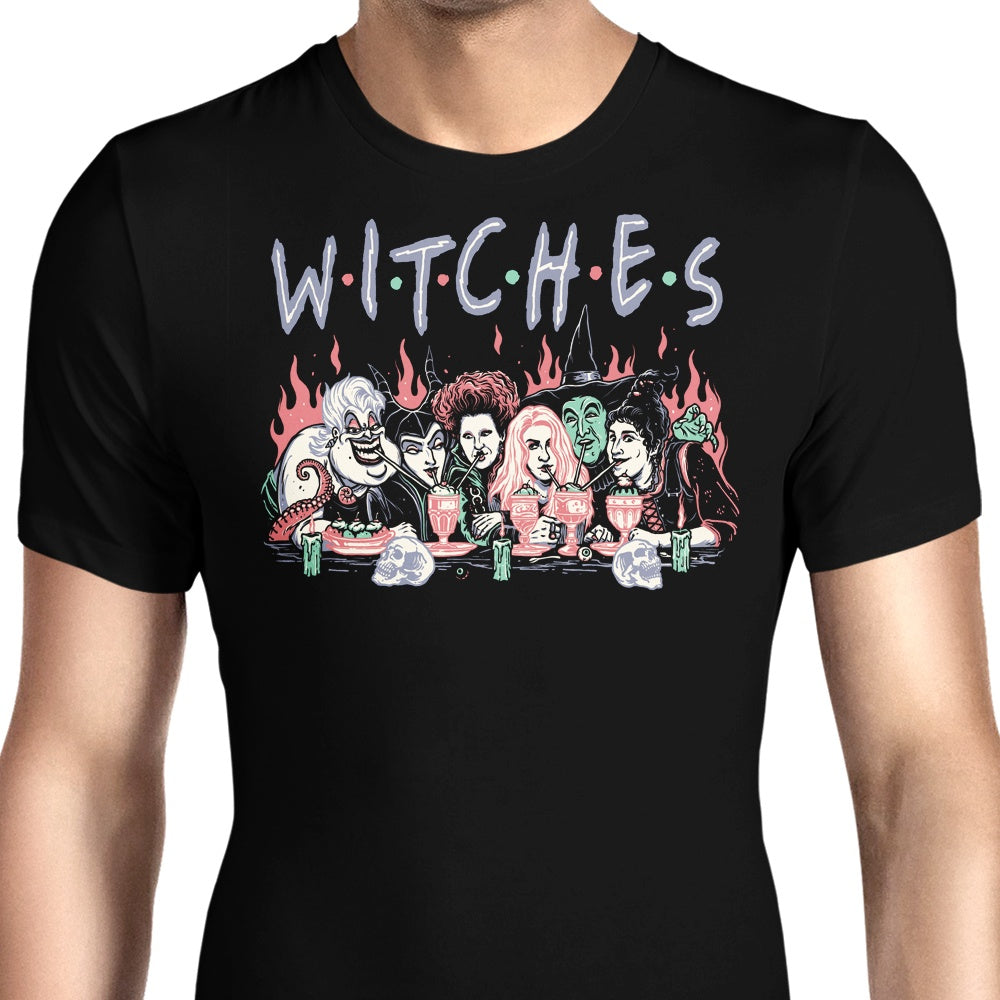 Men's Witches-themed Apparel: T-Shirts in Various Sizes