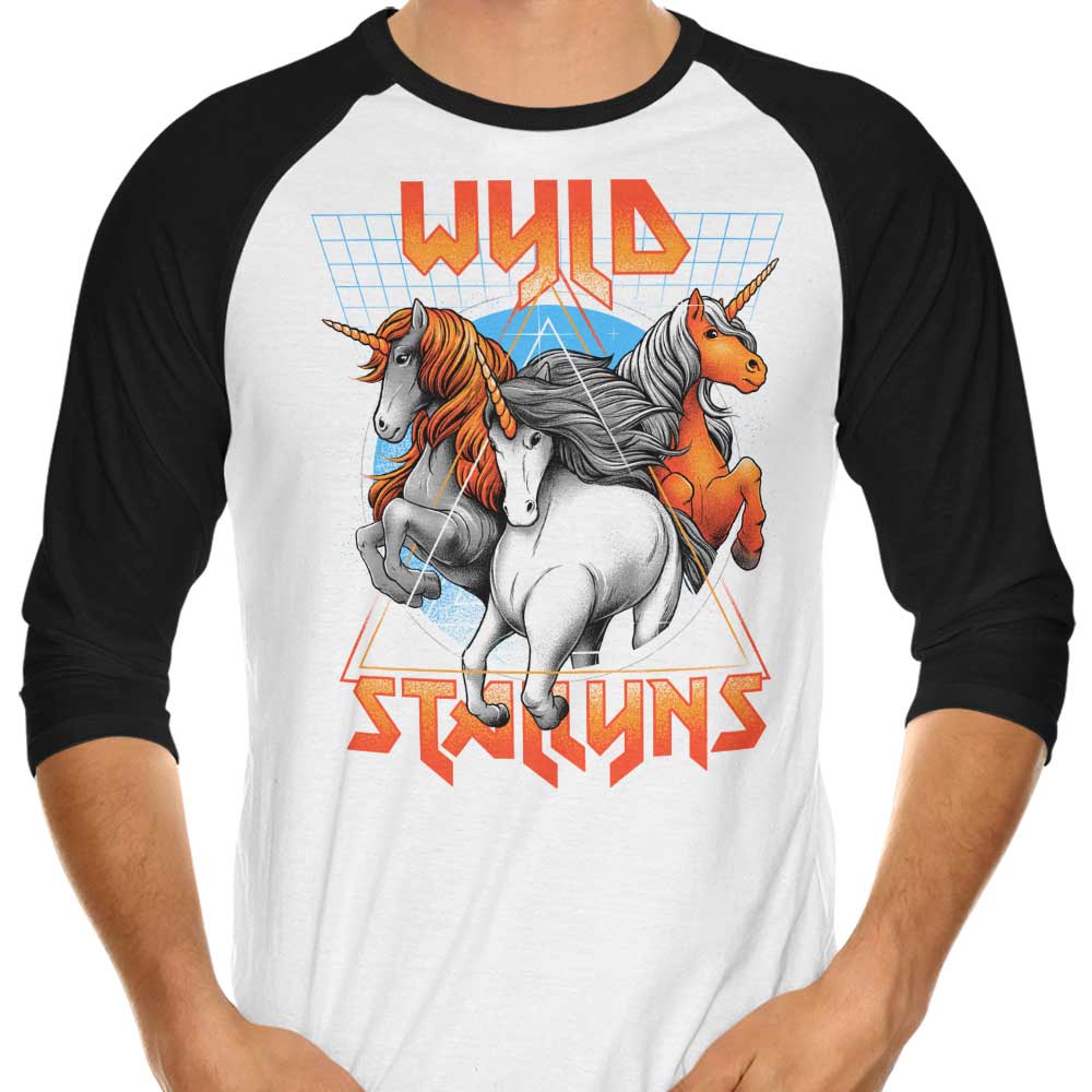 Stay Wyld - Stylish 3/4 Sleeve Raglan T-Shirt for Trendy Wear